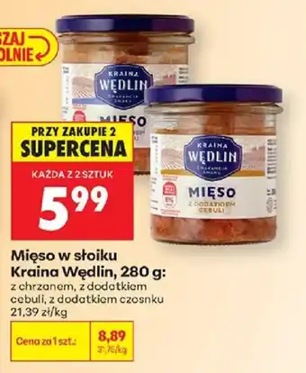 Biedronka Mięso w słoiku Kraina Wędlin oferta
