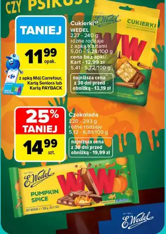 Carrefour Market Cukierki E. Wedel oferta