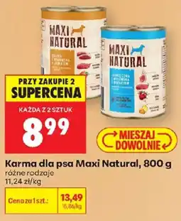 Biedronka Karma dla psa Maxi Natural oferta