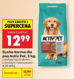 Biedronka Sucha karma dla psa Activ Pet oferta