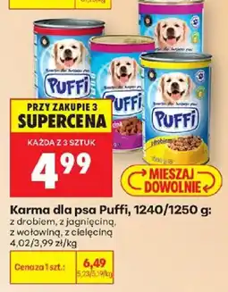 Biedronka Karma dla psa Puffi oferta