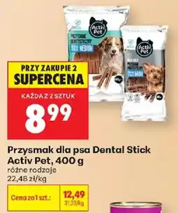 Biedronka Przysmak dla psa Dental Stick Activ Pet oferta