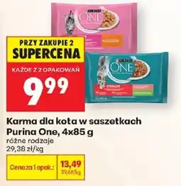 Biedronka Karma dla kota w saszetkach Purina One oferta
