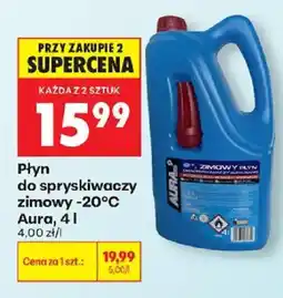 Biedronka Płyn do spryskiwaczy zimowy -20°C Aura oferta