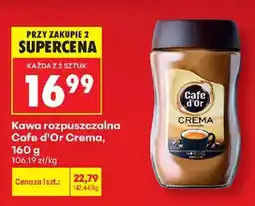 Biedronka Kawa rozpuszczalna Cafe d'Or Crema oferta