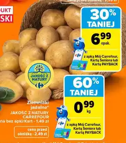 Carrefour Market Ziemniaki jadalne* JAKOŚĆ Z NATURY CARREFOUR oferta