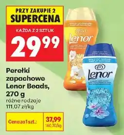 Biedronka Peretki zapachowe Lenor Beads oferta