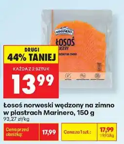 Biedronka Łosoś norweski wędzony na zimno oferta