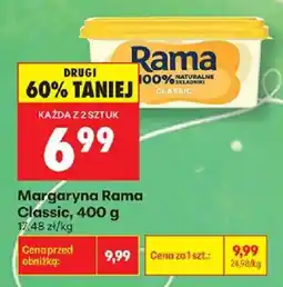 Biedronka Margaryna Rama Classic oferta