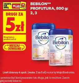Biedronka Bebilon Profutura oferta