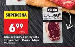 Biedronka Stek wołowy z antrykotu lub rostbefu Kraina Mięs oferta