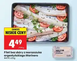 Biedronka Filet bez skóry z morszczuka argentyńskiego Marinero oferta