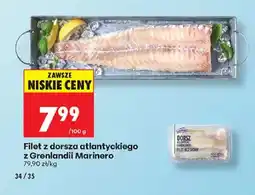 Biedronka Filet z dorsza atlantyckiego z Grenlandii Marinero oferta
