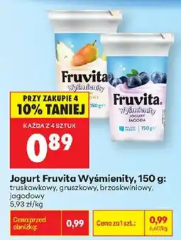 Biedronka Jogurt Fruvita Wyśmienity oferta