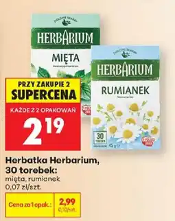 Biedronka Herbatka Herbarium, mięta, rumianek oferta
