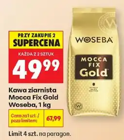 Biedronka Kawa ziarnista Mocca Fix Gold Woseba oferta