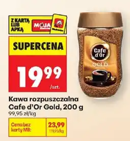 Biedronka Kawa rozpuszczalna Cafe d'Or Gold oferta