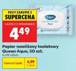 Biedronka Papier nawilżany toaletowy Queen Aqua oferta