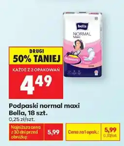 Biedronka Podpaski normal maxi Bella oferta