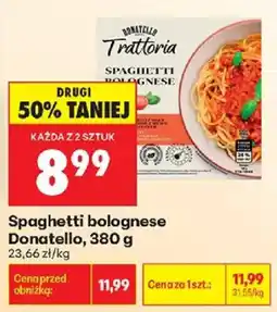 Biedronka Spaghetti bolognese Donatello oferta