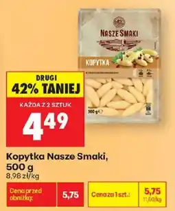 Biedronka Kopytka Nasze Smaki oferta