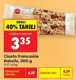 Biedronka Ciasto francuskie Bakello oferta