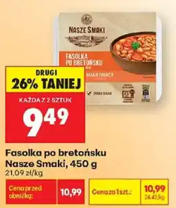 Biedronka Fasolka po bretońsku Nasze Smaki oferta
