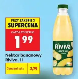 Biedronka Nektar bananowy Riviva oferta