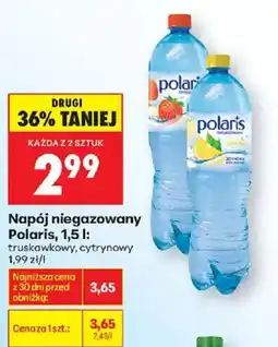 Biedronka Napój niegazowany Polaris oferta