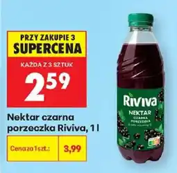 Biedronka Nektar czarna porzeczka Riviva oferta