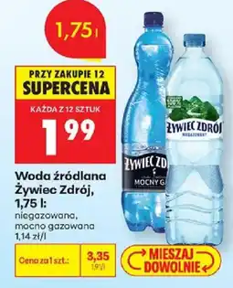 Biedronka Woda źródłana Żywiec Zdrój oferta