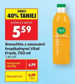 Biedronka Smoothie z owocami tropikalnymi Vital Fresh oferta