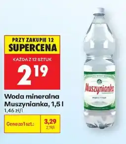 Biedronka Woda mineralna Muszynianka oferta