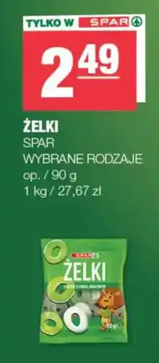 EuroSPAR Żelki SPAR oferta
