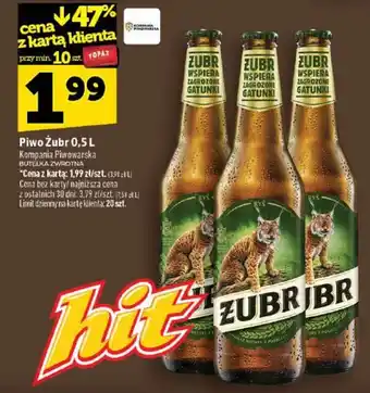 Topaz Piwo Żubr oferta
