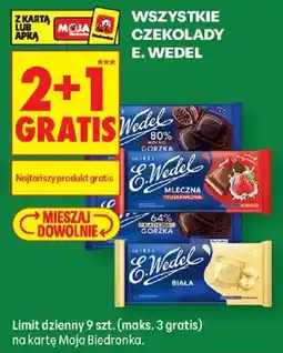 Biedronka Czekolady E. Wedel oferta