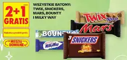 Biedronka Wszystkie batony: Twix, Snickers, Mars, Bounty i Milky Way oferta