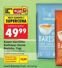 Biedronka Kawa ziarnista Dallmayr Home Barista oferta