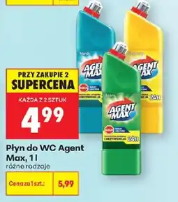 Biedronka Płyn do WC Agent Max oferta