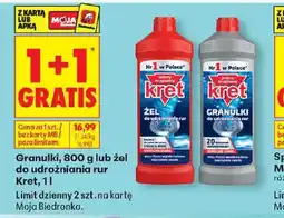 Biedronka Granulki do udrożniania rur Kret oferta