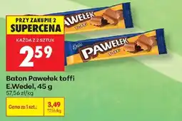 Biedronka Baton Pawełek toffi oferta
