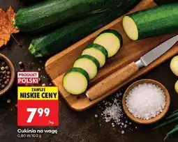 Biedronka Cukinia na wagę oferta
