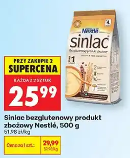 Biedronka Sinlac bezglutenowy produkt zbożowy Nestlé oferta