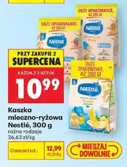 Biedronka Kaszka mleczno-ryżowa Nestlé oferta