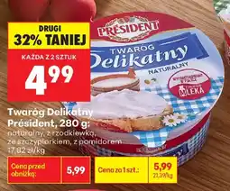 Biedronka Twaróg Delikatny Président oferta
