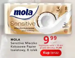 Poczta Polska Mola Sensitive Mleczko Kokosowe Papier toaletowy oferta