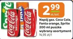 Gama Napój gaz. Coca Cola, Fanta orange, Sprite oferta
