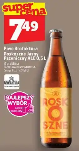 Topaz Piwo Brofaktura Roskoszne Jasny Pszeniczny ALE oferta