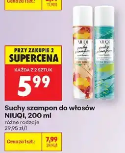 Biedronka Suchy szampon do włosów NIUQI oferta