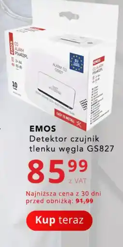 Poczta Polska EMOS Detektor czujnik tlenku węgla GS827 oferta
